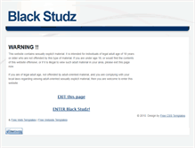 Tablet Screenshot of blackstudz.net